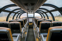 Via Canadian Prestige Class observation dome car.