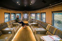 Via Canadian Prestige Class observation dome car.