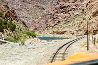 Views From The Cab As We Travel Further And Further Into The Gorge