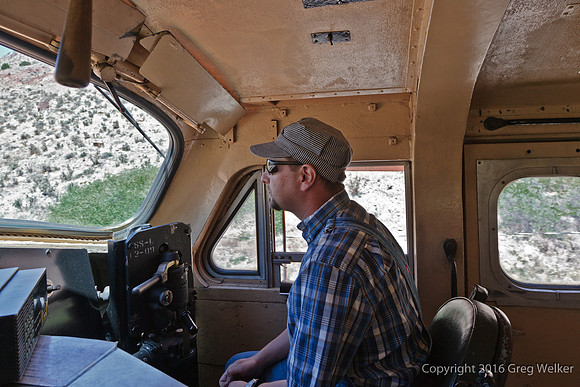 Engineer Running The Engine