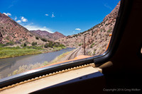 Views From The Cab As We Travel Further And Further Into The Gorge