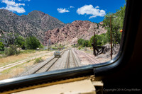 Views From The Cab As We Travel Further And Further Into The Gorge