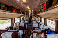 Coach Area Of Dome Car With Bar And Stairs To Dome At Rear