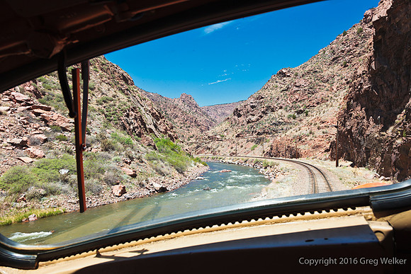 Views From The Cab As We Travel Further And Further Into The Gorge