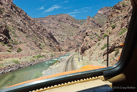 Views From The Cab As We Travel Further And Further Into The Gorge