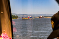 Crossing the Columbia River.