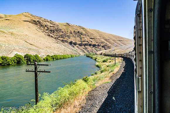 Deschutes River in Box Elder Canyon.