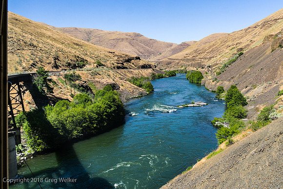 Shots from the Deschutes River RR Bridge.