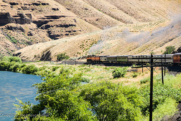 Deschutes River in Box Elder Canyon.