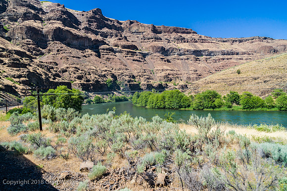 Deschutes River in Box Elder Canyon.