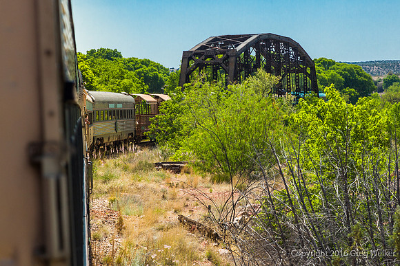 Views From Train As You Travel Through The Canyon
