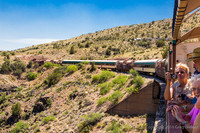 Views From Train As You Travel Through The Canyon