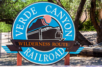 Sign At Entrance To Verde Canyon Clarkdale Depot