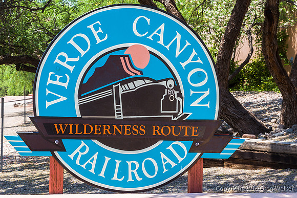 Sign At Entrance To Verde Canyon Clarkdale Depot