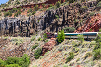 Views From Train As You Travel Through The Canyon