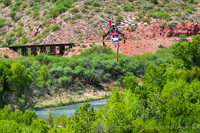 Views From Train As You Travel Through The Canyon