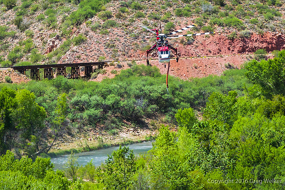 Views From Train As You Travel Through The Canyon