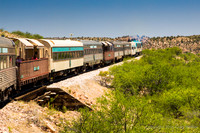 Views From Train As You Travel Through The Canyon