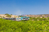 Views From Train As You Travel Through The Canyon