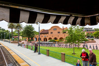 Pulling Away From The Davis Station