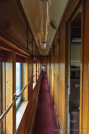 Corridor In Redwood Empire Car Leading To The Three Bedrooms