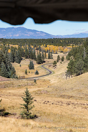Track Approaching Mule Shoe Loop - Shot From Fir