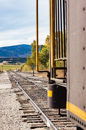 Looking Down The Track Past The Rear Of The Lookout Mountain