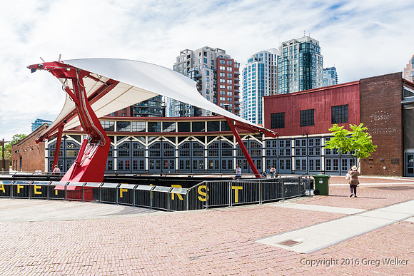Turntable Area Outside The Roundhouse.