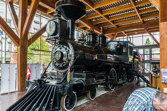 CPR 374 Inside Museum Portion Of Roundhouse