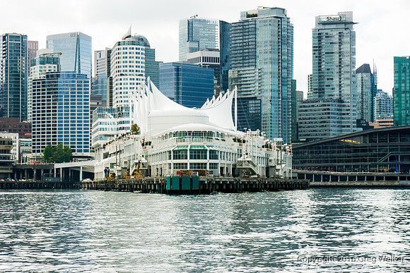 Views Of "Canada Place" From Sea Bus