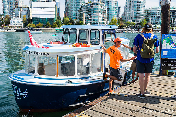 False Creek Ferry At Granville Dock
