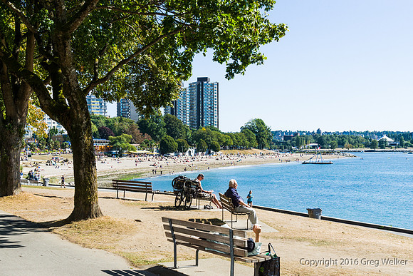 Seawall Along English Bay