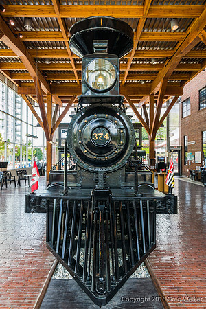 CPR 374 Inside Museum Portion Of Roundhouse