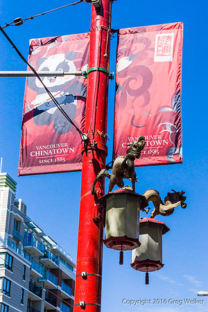 Street Light In Chinatown