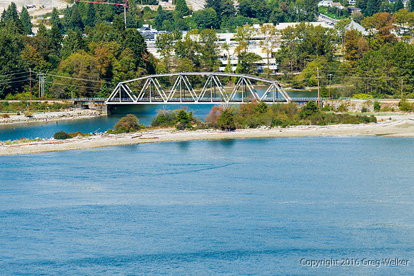 RR Bridge Over Capilano River In North Vancouver