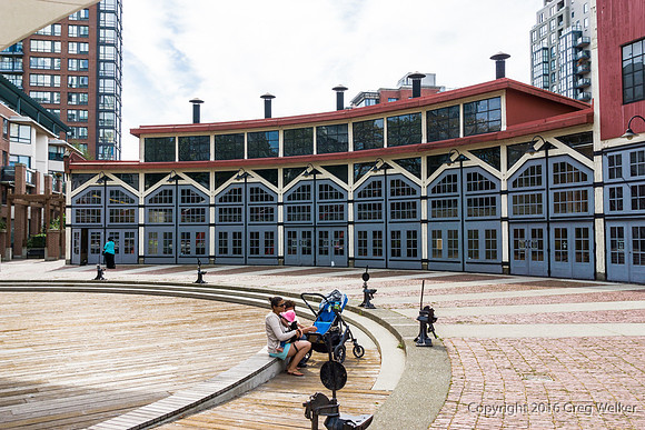 Turntable Area Outside The Roundhouse.