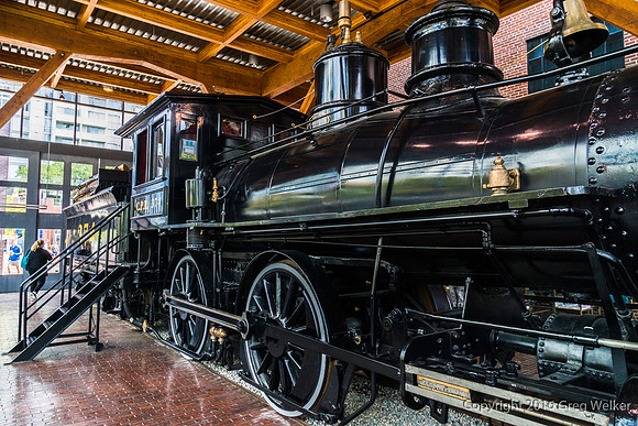 CPR 374 Inside Museum Portion Of Roundhouse