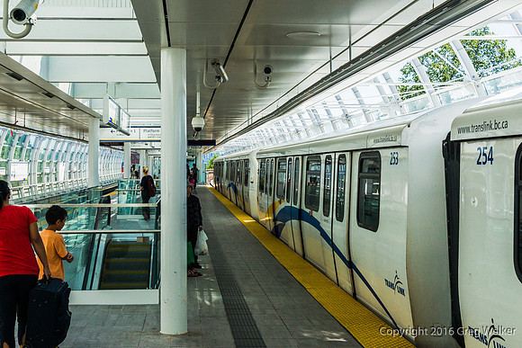 Vancouver Sky Train And Station