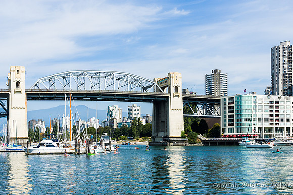Burrard Bridge From Granville Island