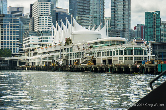 Views Of "Canada Place" From Sea Bus