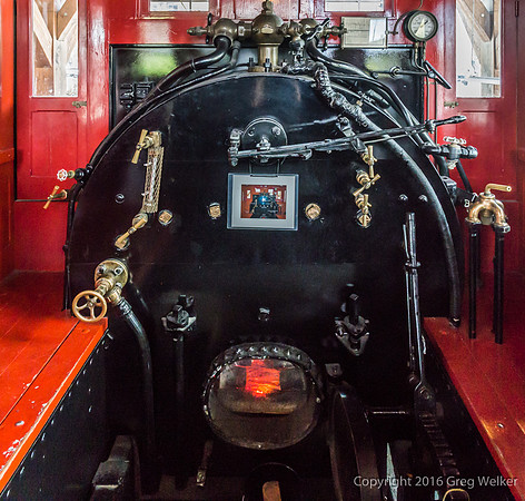 Inside Cab Of CPR 374