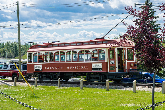 Heritage Village Historical Park Street Car.
