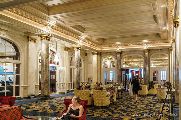 Inside The Palliser Hotel.