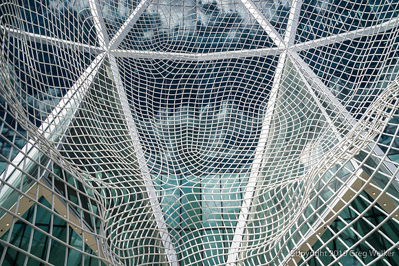 "Wonderland" Sculpture By Jaume Plensa.  Interior Shot.