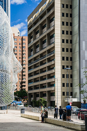 "Wonderland" Sculpture By Jaume Plensa At Bow Building.