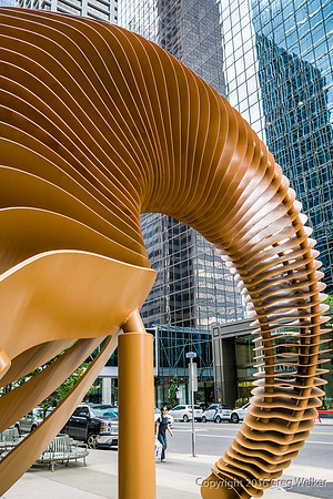 "Weaving Fence And Horn" Sculpture By John McEwan.