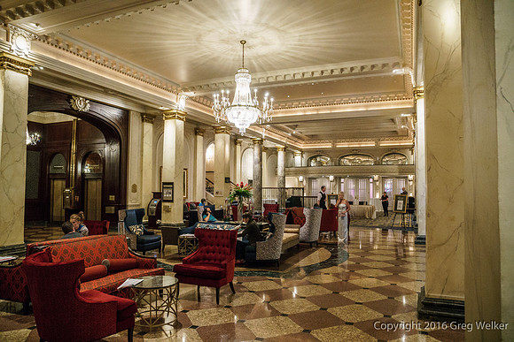 Inside The Palliser Hotel.