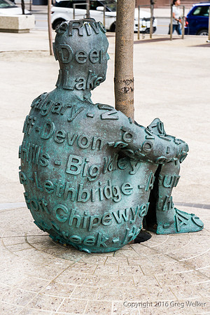"Alberta's Dream" By Juame Plensa.