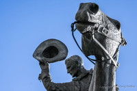 Sculpture On The Stampede Fairgrounds.