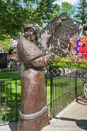 The Famous Five Or Valient Five Sculpture By Barbara Peterson.